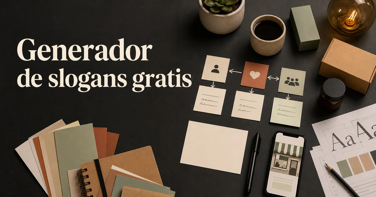 Tarjetas con eslogans de moda para una marca de ropa